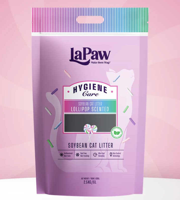 Cát đậu nành mùi Lollipop